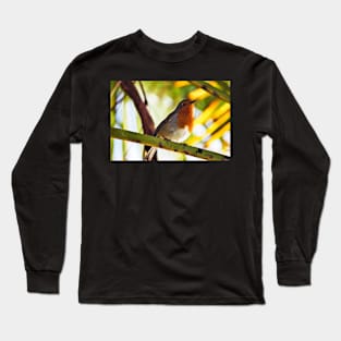 Little Red Robin bird Long Sleeve T-Shirt